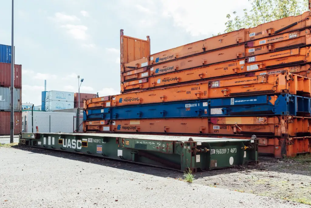 Używany kontener Flat Rack High Cube 40 stóp – zdjęcie 4