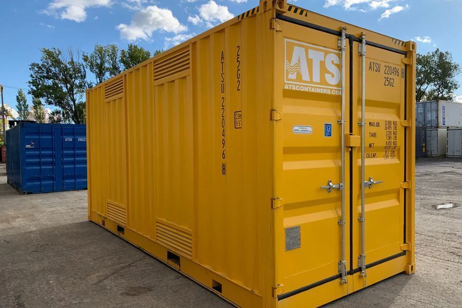 Kontener HAZMAT 20 stóp z wanną wychwytową – zdjęcie 2