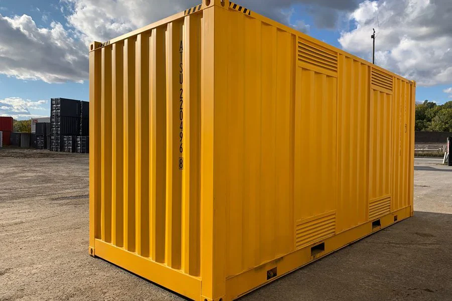 Kontener HAZMAT 20 stóp z wanną wychwytową – zdjęcie 4