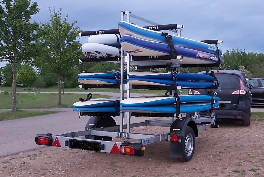 Brenderup 160750UB do kajaków i SUP, 750 kg – zdjęcie 1