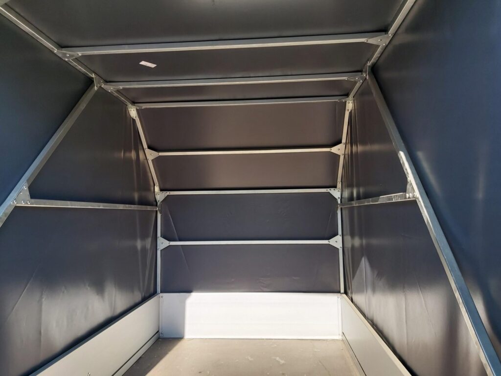 Anssems Aluliner GTB 750 z plandeką 211x126x150 cm – zdjęcie 4