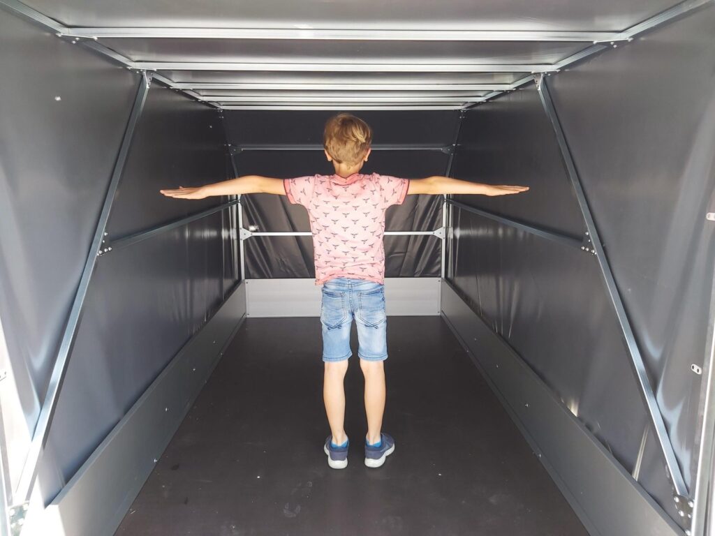 Anssems Aluliner GTT 2000 z plandeką 301x151x150 cm – zdjęcie 5