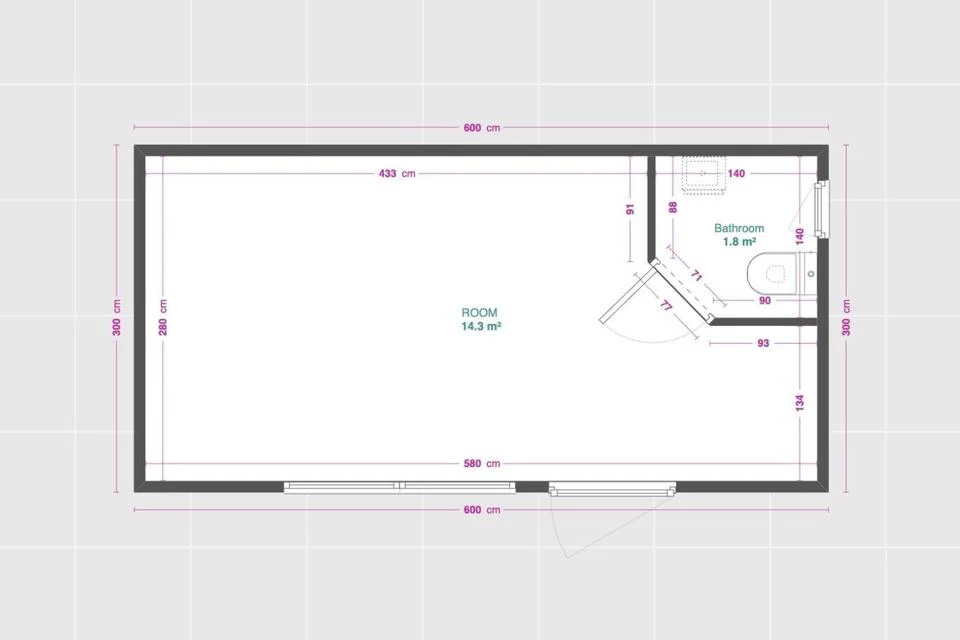 Kontener biurowy 6 × 3 m – zdjęcie 5