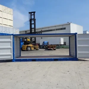 Kontener tunelowy 20 stóp z drzwiami na obu końcach