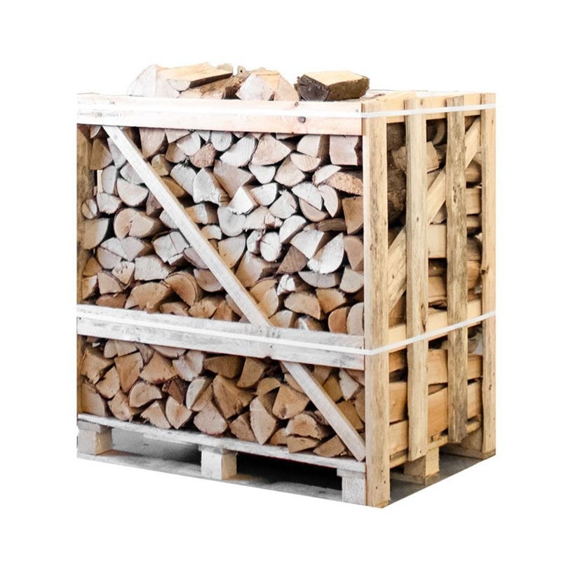Drewno opałowe dębowe 25 cm – półpaleta około 500 kg – zdjęcie 1