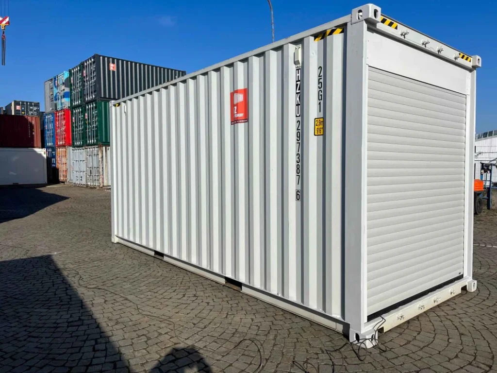 Kontener High Cube 20 stóp z drzwiami rolowanymi – zdjęcie 1