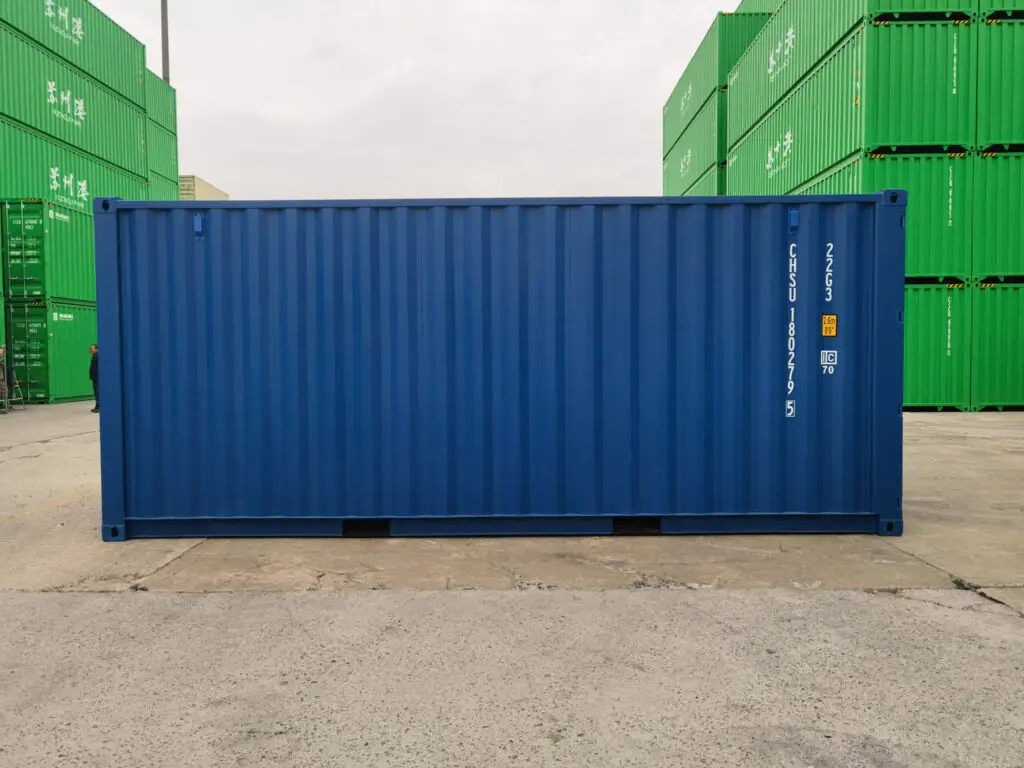 Nowy niebieski kontener 20 stóp Full Side Open – zdjęcie 2