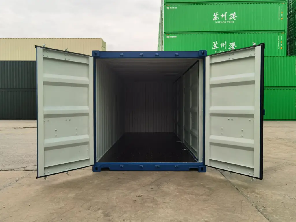 Nowy niebieski kontener 20 stóp Full Side Open – zdjęcie 5
