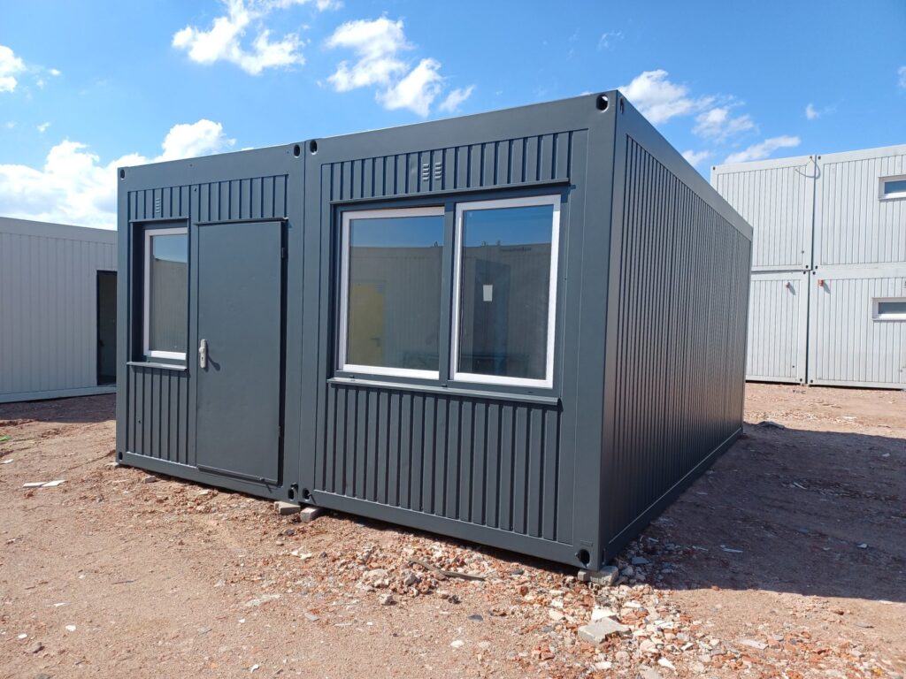 Kontener mieszkalno-biurowy DUO z łazienką 30 m² – zdjęcie 3