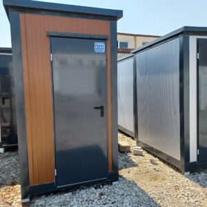 Kontener sanitarny WC z pisuarem 172 × 140 cm – biały