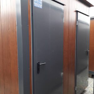 Kontener sanitarny podwójny WC i WC z pisuarem 243 × 174 × 246 cm