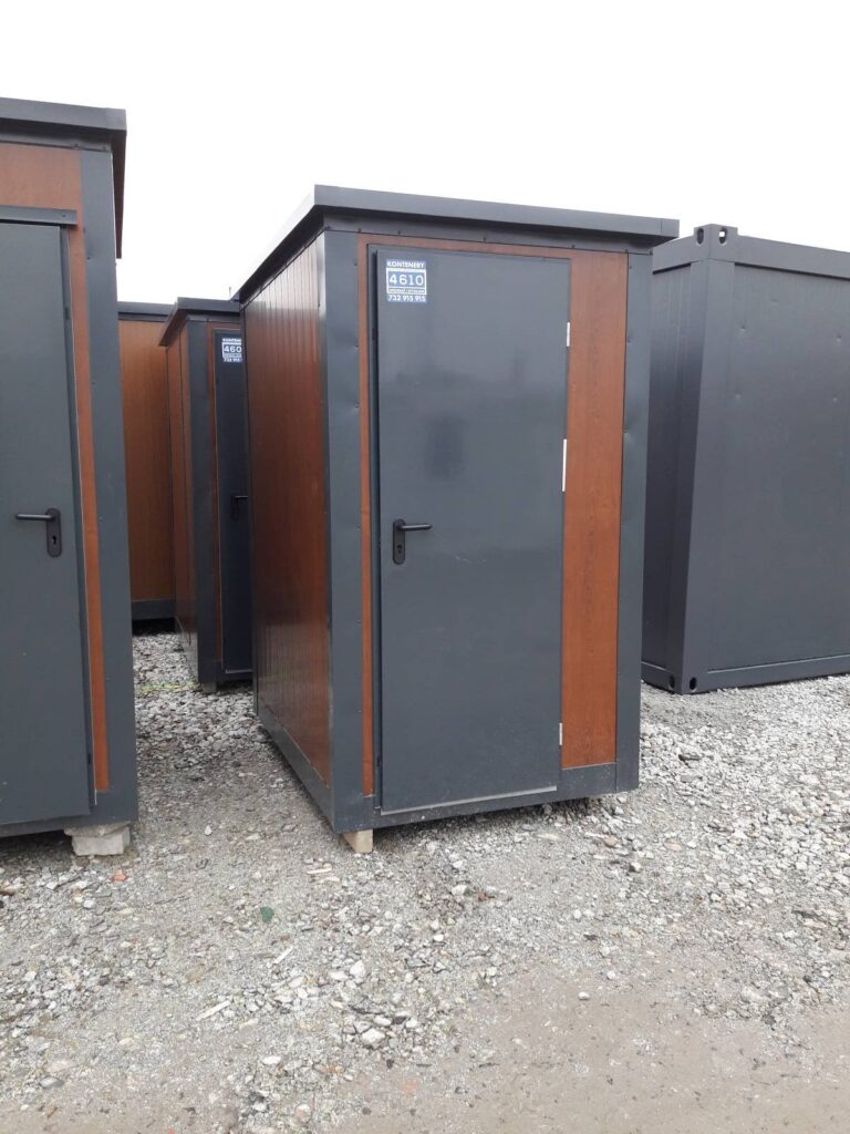 Kontener sanitarny pojedynczy WC 130 × 176 × 224 cm – zdjęcie 1