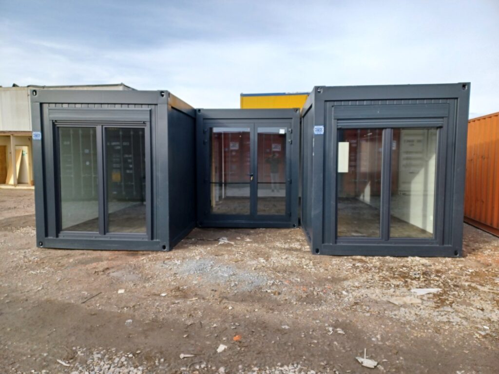 Zestaw kontenerowy TRIO z łazienką i klimatyzacją 51,65 m² – zdjęcie 3