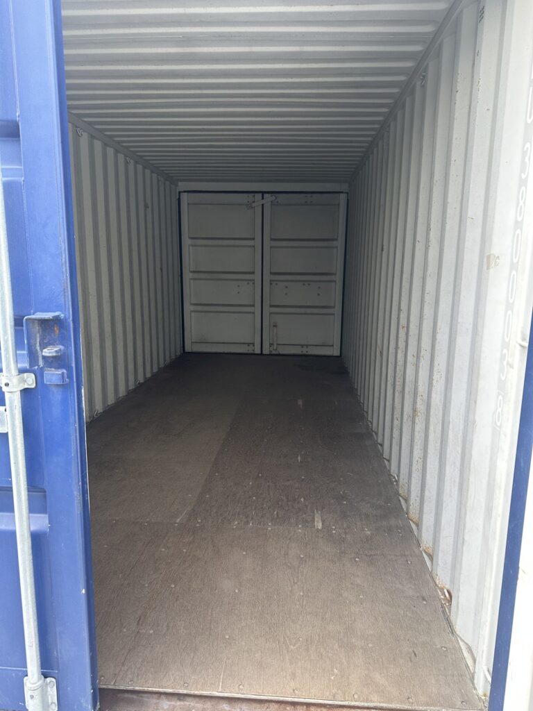 Kontener morski 20 DV One Way Double Door – granatowy RAL 5013 (MK5568) – zdjęcie 4