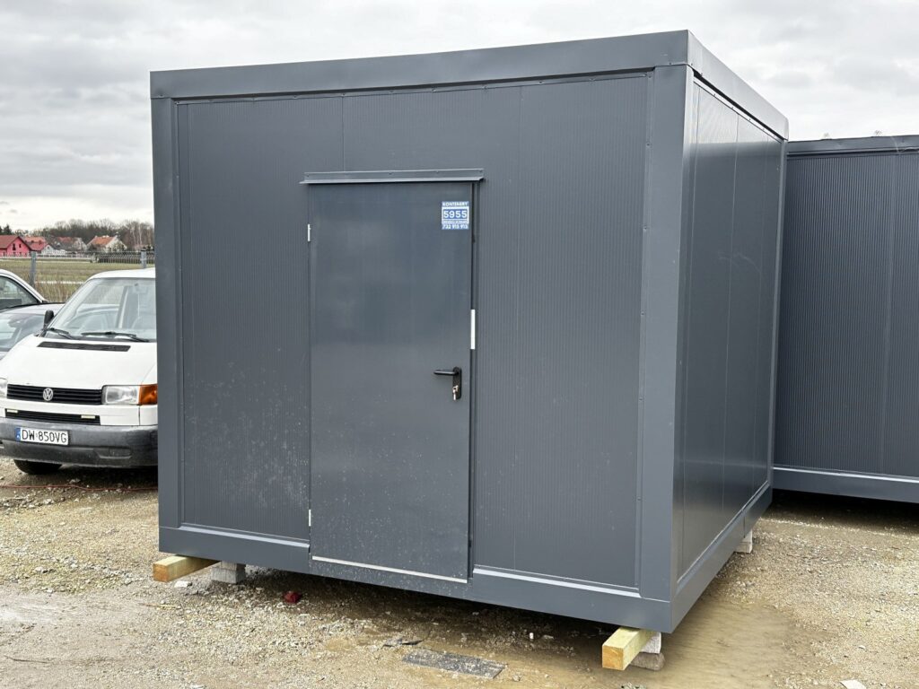 Nowy pawilon biurowy 3 × 3 m z WC – zdjęcie 2