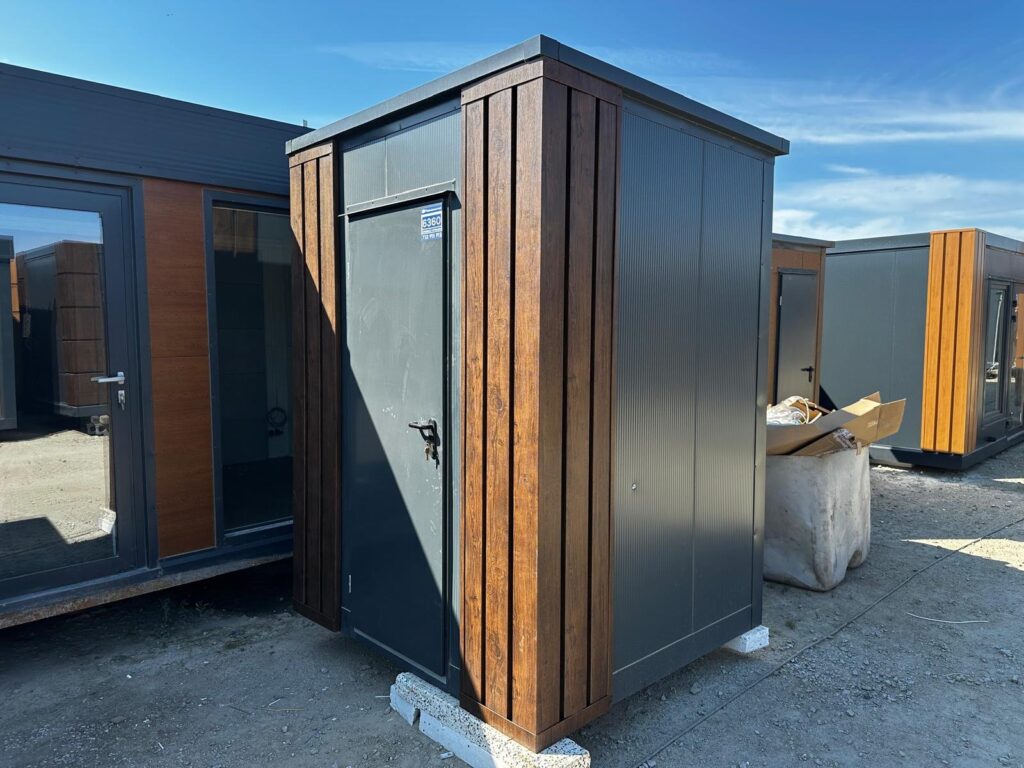 Kontener sanitarny WC z prysznicem 186 × 145 cm – zdjęcie 2