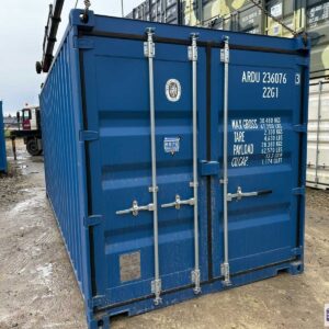 Kontener morski 20 DV One Way – niebieski RAL 5010
