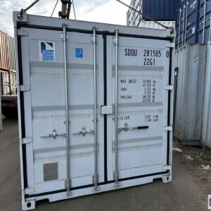 Nowy kontener magazynowy 20 DV Double Door – szary RAL 7035