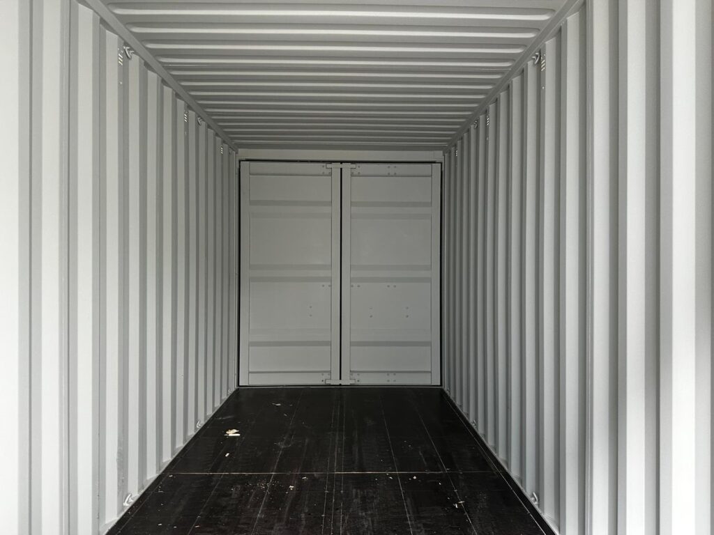 Kontener morski 20 HC One Way Double Door – szary RAL 7035 – zdjęcie 5