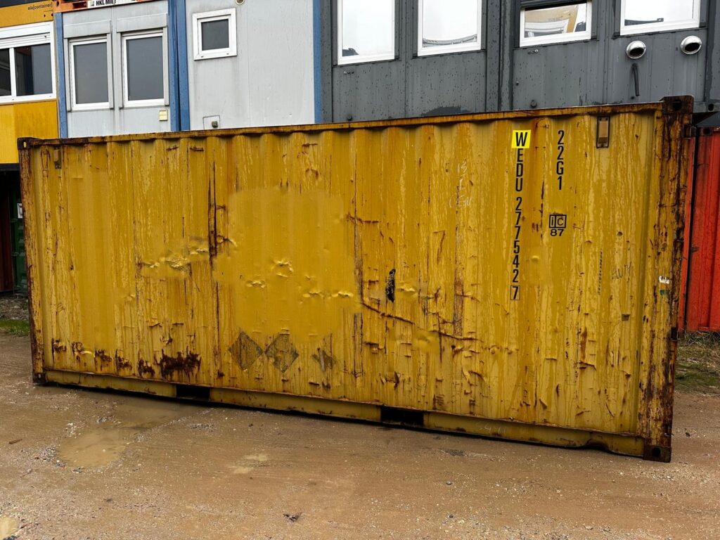Kontener morski 20 DV używany – oryginalne drzwi – zdjęcie 5
