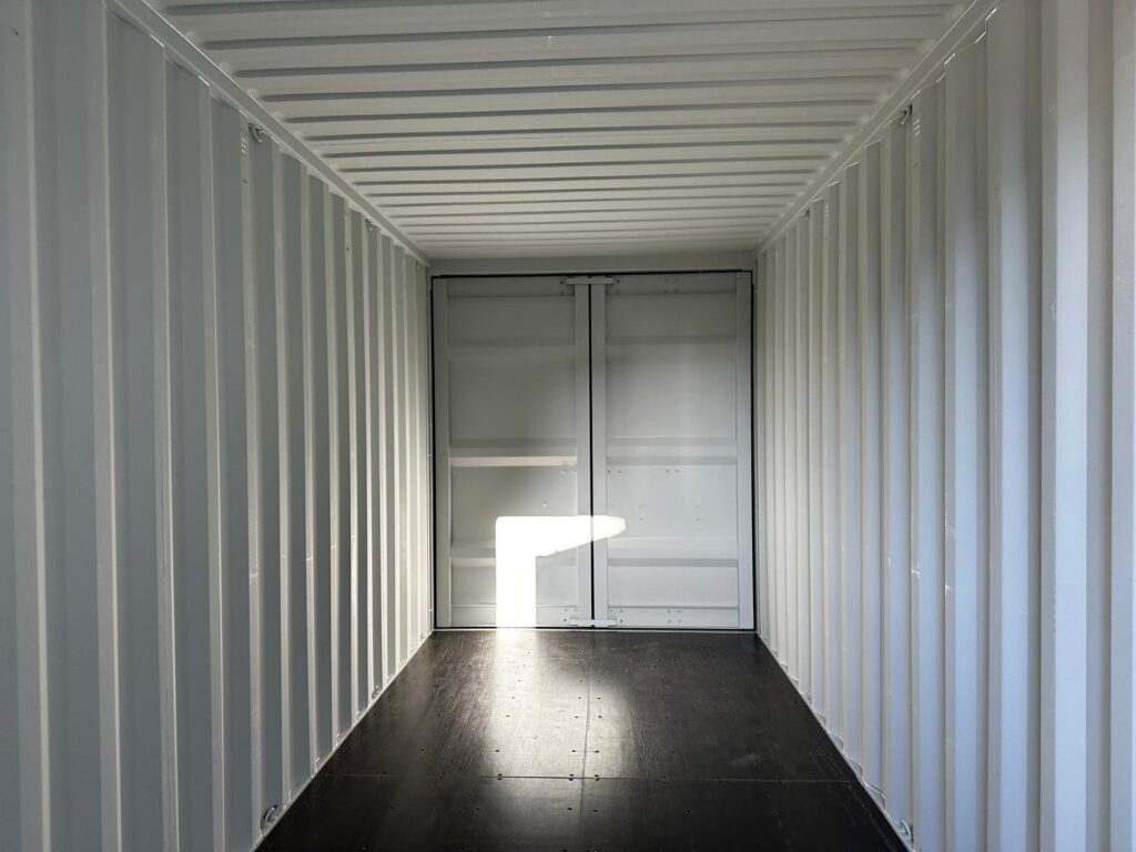 Nowy kontener magazynowy 20 DV Double Door – szary RAL 7035 – zdjęcie 5