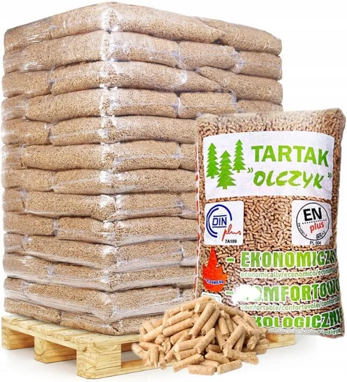 Pellet drzewny Olczyk ENplus A1 – 975 kg – zdjęcie 1
