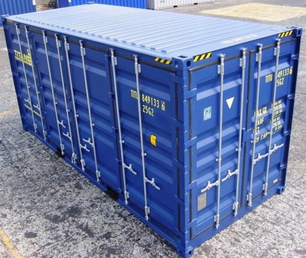 Kontener morski 20 stóp Box Double Door – zdjęcie 1