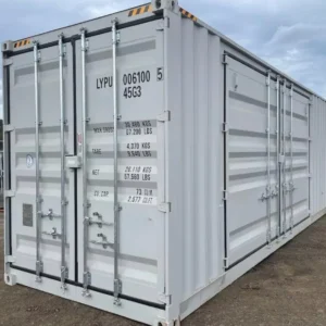 Nowy kontener High Cube 40 stóp z dwojgiem drzwi bocznych
