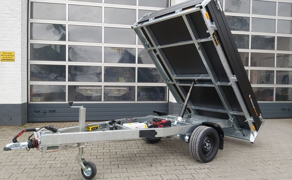 Saris K1 Black 256×150×30 cm, wywrotka elektryczna, 1500 kg – zdjęcie 1