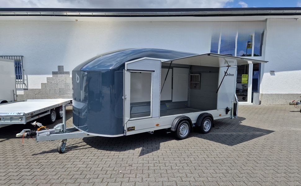 Debon Cargo Roadster 1000 480×200×206 cm, szara, 3500 kg – zdjęcie 1
