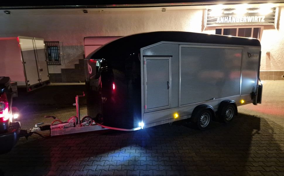 Debon Cargo Roadster 1000 480×200×206 cm ASR, czarna, 3500 kg – zdjęcie 2