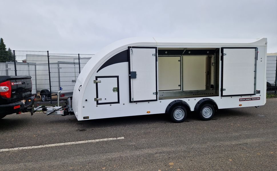 Brian James Trailers Race Transporter 5 biały – zdjęcie 1