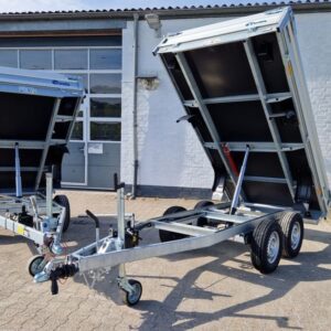 Debon PW 1.2 ECO 306×155×30 cm, wywrotka ręczna, 2000 kg