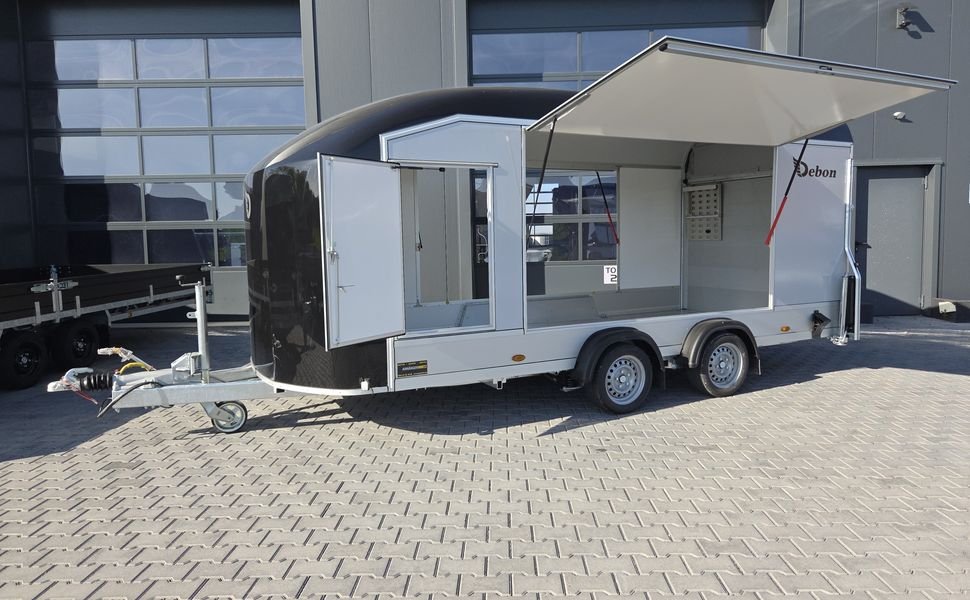 Debon Cargo Roadster 1000 480×200×206 cm, czarna, 3500 kg – zdjęcie 1