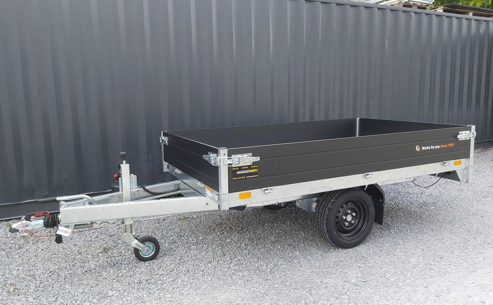 Saris K1 Black Edition 256×150×30 cm, wywrotka ręczna, 1500 kg – zdjęcie 3