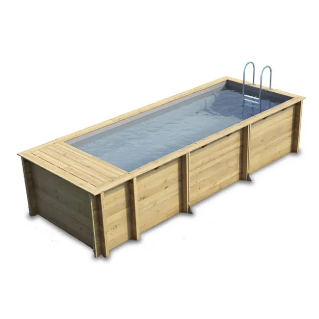 Drewniany basen Pool’n Box BWT Arena 620 × 250 × 133 cm – zdjęcie 1