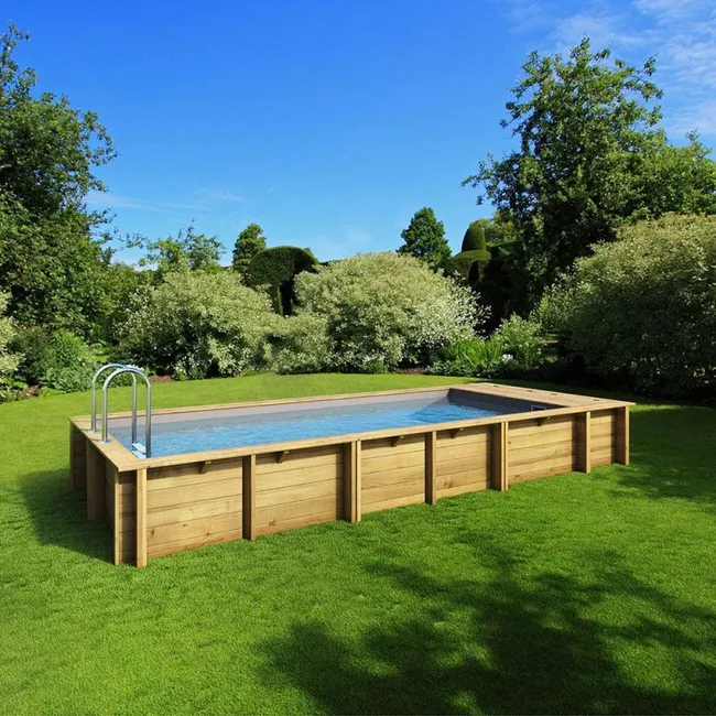 Drewniany basen Pool’n Box BWT Arena 620 × 250 × 133 cm – zdjęcie 2