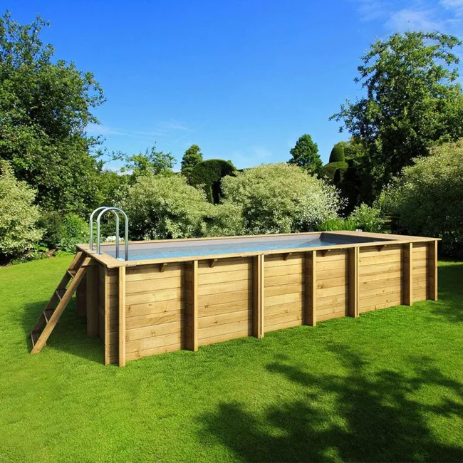 Drewniany basen Pool’n Box BWT Arena 620 × 250 × 133 cm – zdjęcie 3