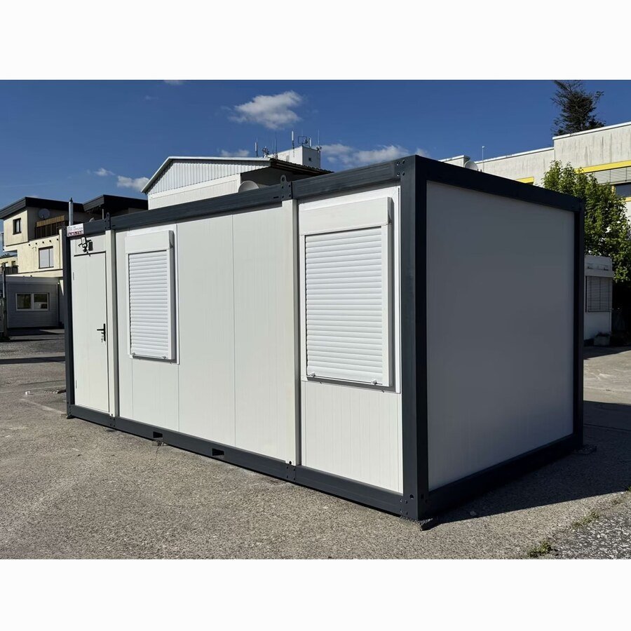 Kontener biurowy 17 m² z roletami – zdjęcie 1
