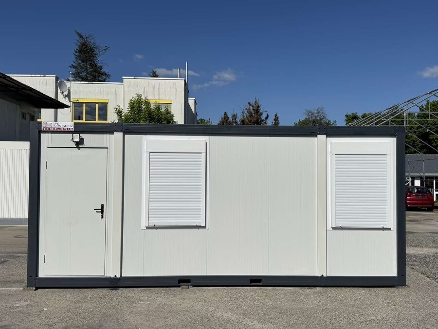Kontener biurowy 17 m² z roletami – zdjęcie 2