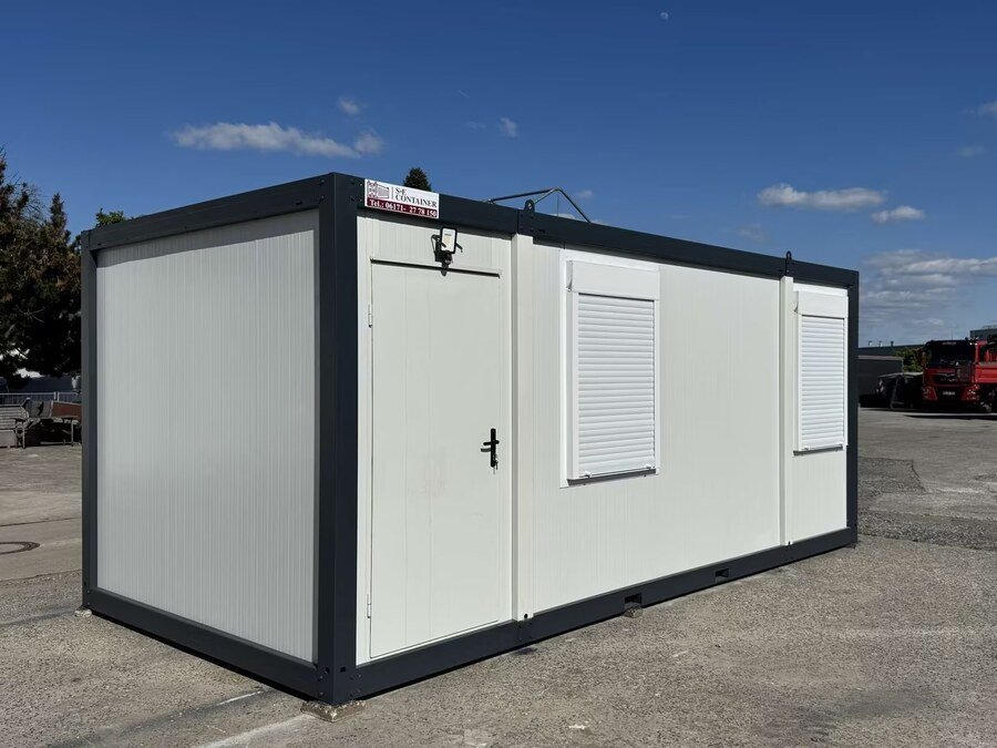 Kontener biurowy 17 m² z roletami – zdjęcie 3