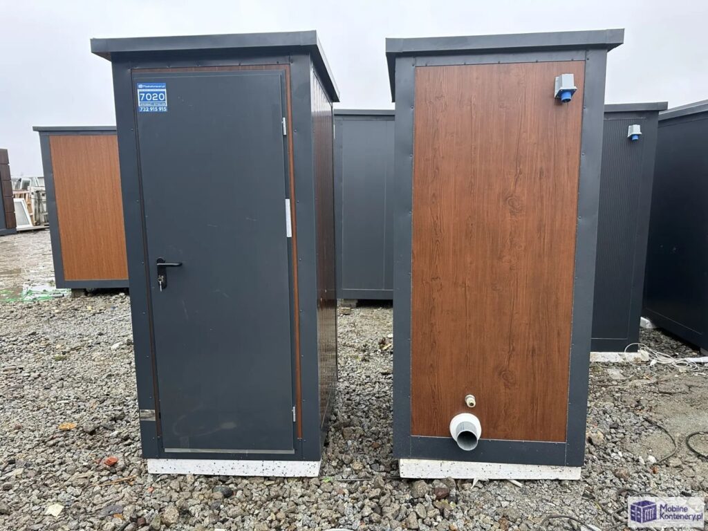 Kontener sanitarny pojedynczy WC 103 × 123 × 228 cm – zdjęcie 1