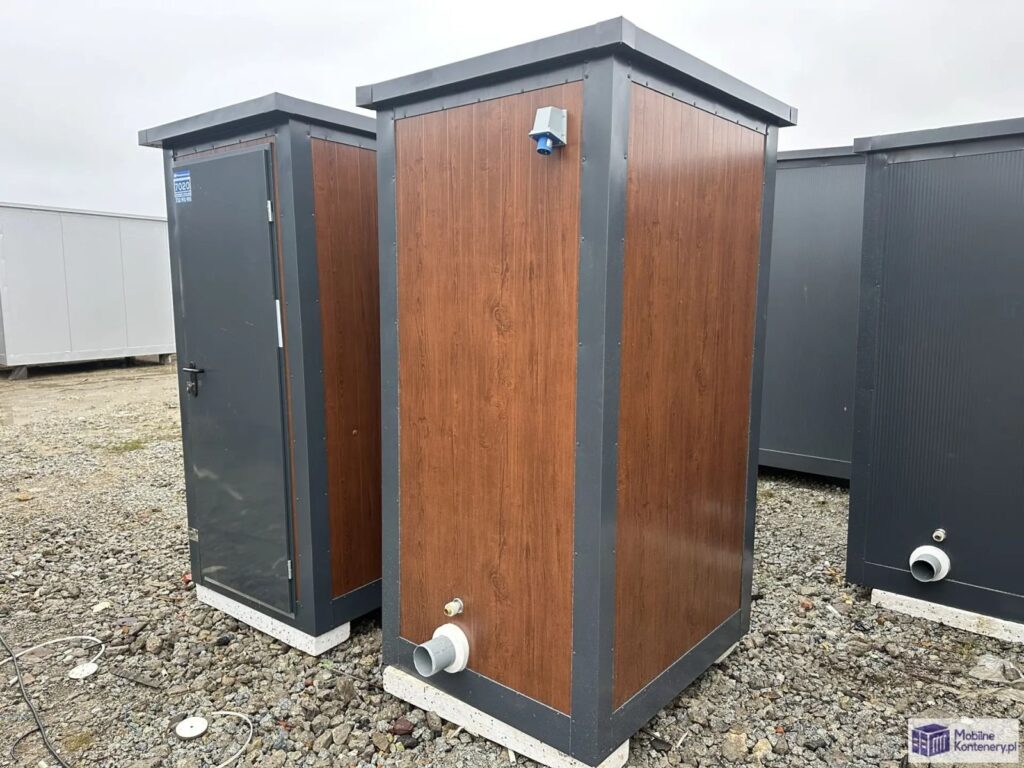 Kontener sanitarny pojedynczy WC 103 × 123 × 228 cm – zdjęcie 4