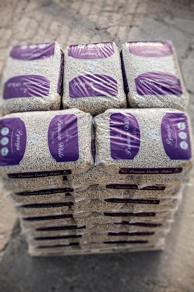 Pellet drzewny Premium White ENplus A1 – 975 kg – zdjęcie 1